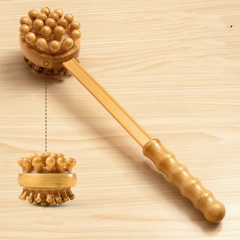 ショルダーハンマー 竹 肩たたき棒 肩叩き ツボ押し グッズ マッサージ 肩 肩こり 解消グッズ