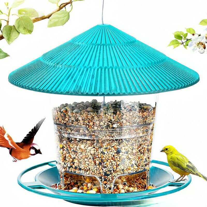 鳥の餌箱 餌入れ 給餌器 3色 バードフィーダー 折りたたみ 餌台 えさ場 野鳥の餌台 餌場 えさ台 餌箱 ..