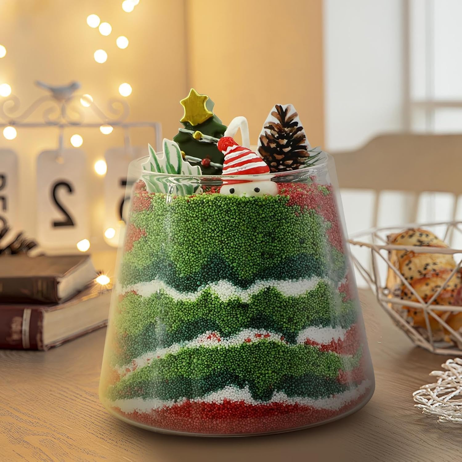 DIY クリスマス フレグランス キャンドル, クリスマスツリーの香り ワックスキャンドル | アロマセラピ..