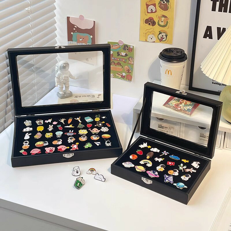 ピンディスプレイケース | ピンホルダーディスプレイ,バッジメダルビーチタグブローチジュエリー用ボッ..