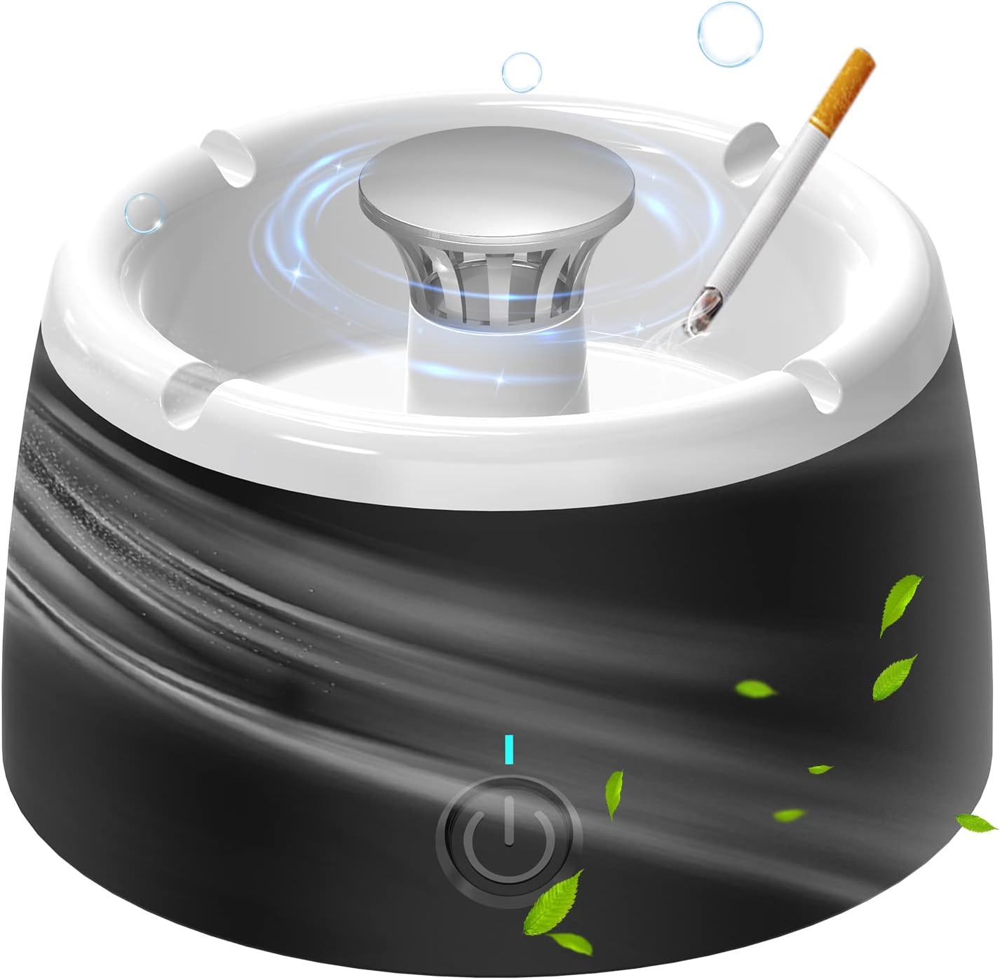 灰皿 脱臭機 空気清浄機 タバコ灰皿 充電式空気清浄 スモークレス灰皿 パーソナル 卓上 イオン発生器 ..