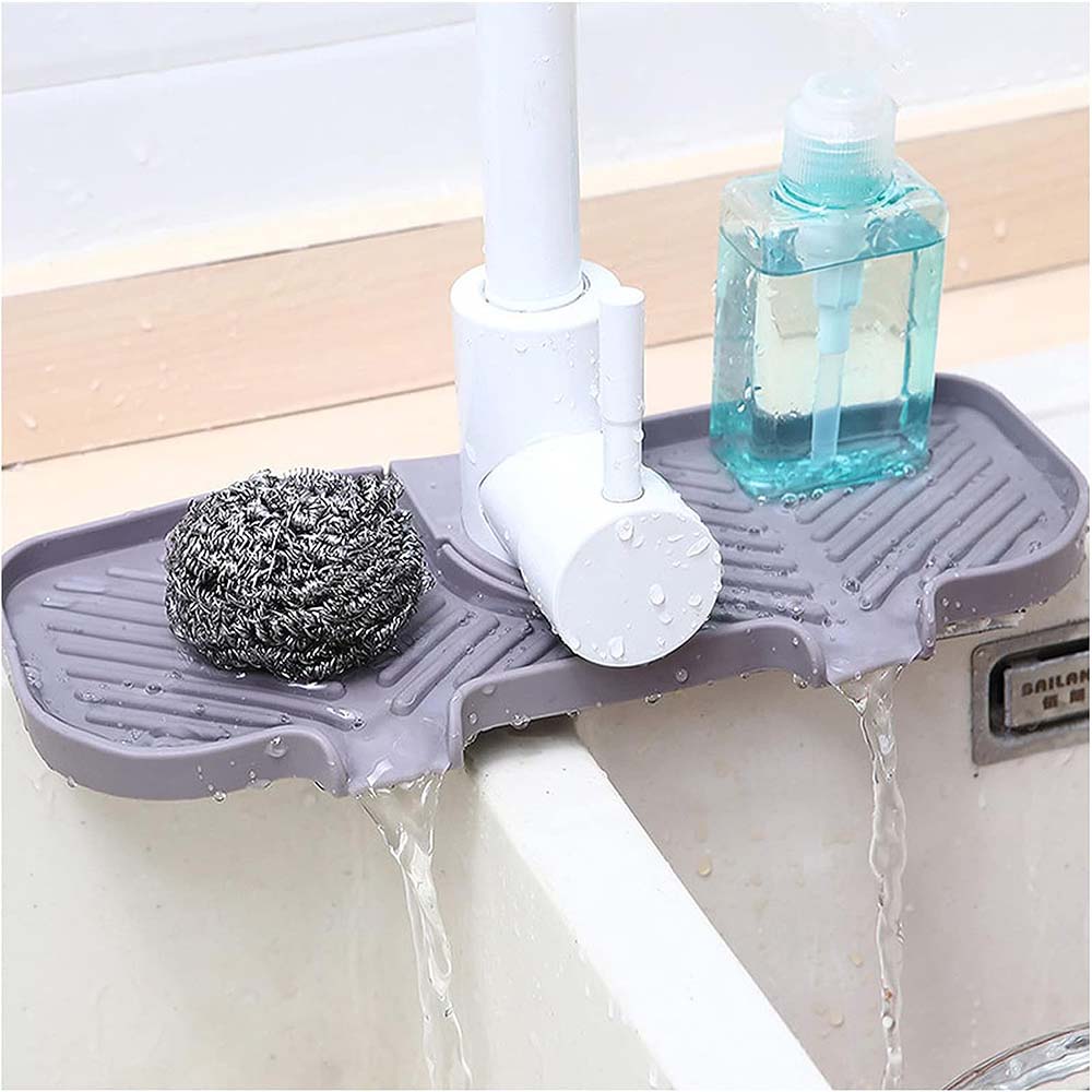 【】水切りマット 蛇口水切りマット キッチン用蛇口シンク 防水 滑り止め 収納便利 台所用品 蛇口 水切..
