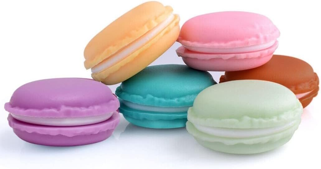 ジュエリーケース 携帯用 ミニ マカロン ピアス 指輪 アクセサリーケース 小物入れ 6色セット