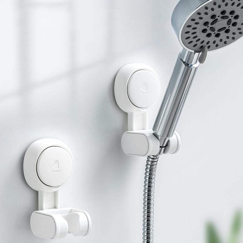 シャワーヘッド かけ シャワーフック 角度調整 吸盤 強力 ユニバーサル シャワー ヘッド ブラケット パンチのないシャワー ヘッド 吸盤式バスルーム フィクサー レイン ハンギング シート