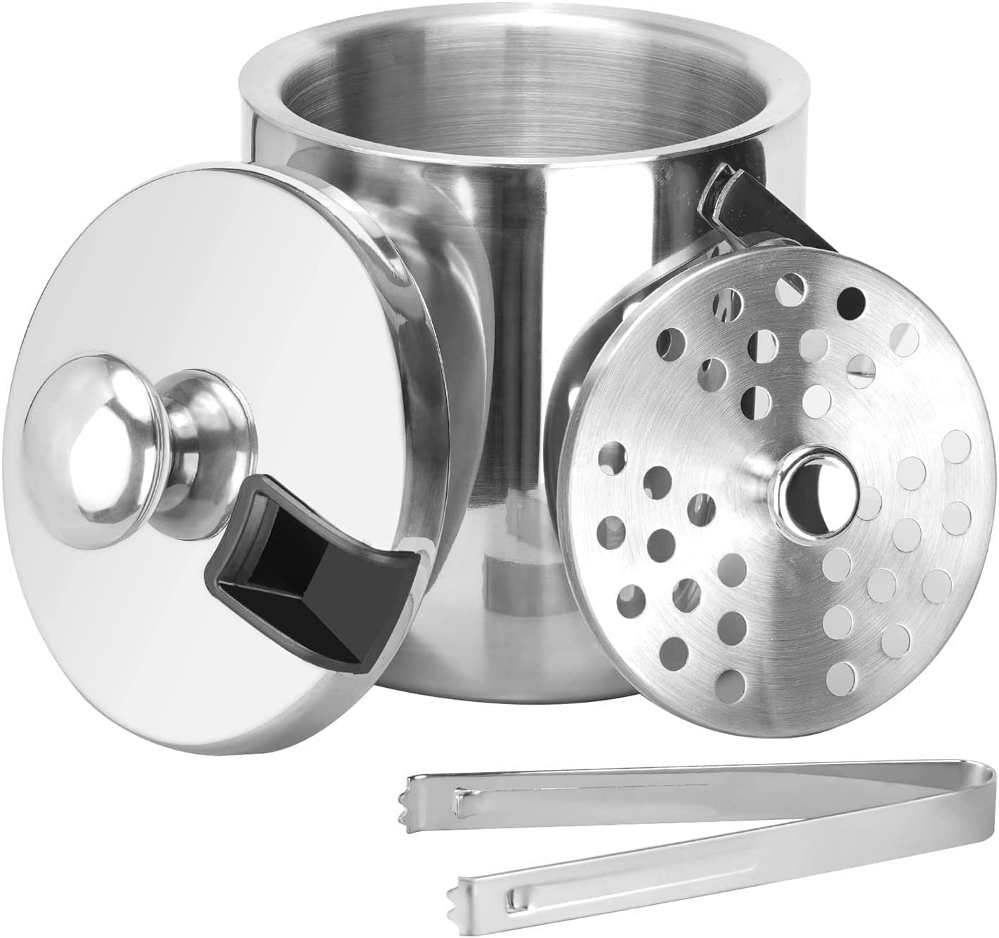 アイスバケツ ステンレス 1.3L キャンプ アイスポット アイスペール 二重構造 真空断熱 アイスバケツ ..