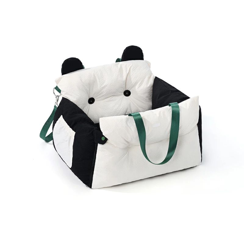 【安全設計】ペット 車載 キャリーシート 犬 猫 カーシート 車用ベッド 兼用 サンシェード付き 落下防..