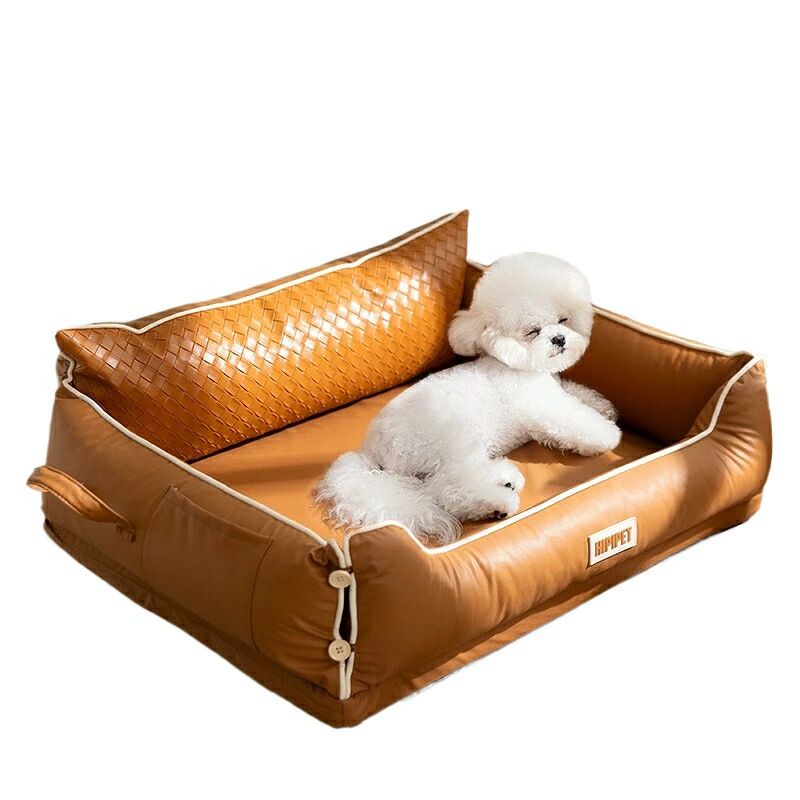 ペットベッド 犬 猫 ベッド マット ラテックスベッド 春 夏 秋 冬 年中使える 保温 引っ掻きに強いレザー 丸い形 取り外して洗濯可能 猫 小型犬 中型犬 大型犬 S-XL 寒さ対策 おしゃれ ふわふわ 室内 柔らかい 犬猫用 暖かい 面白い 可愛い