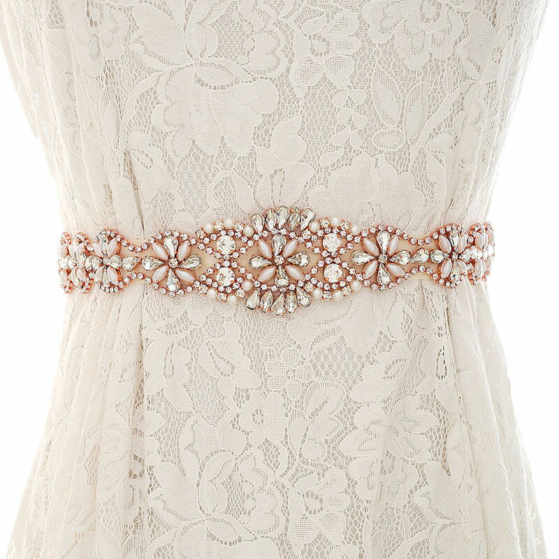 ドレス ベルト レディース リボンベルト ラインストーンベルト 飾りベルト 細い 結婚式用ベルト サッシ..