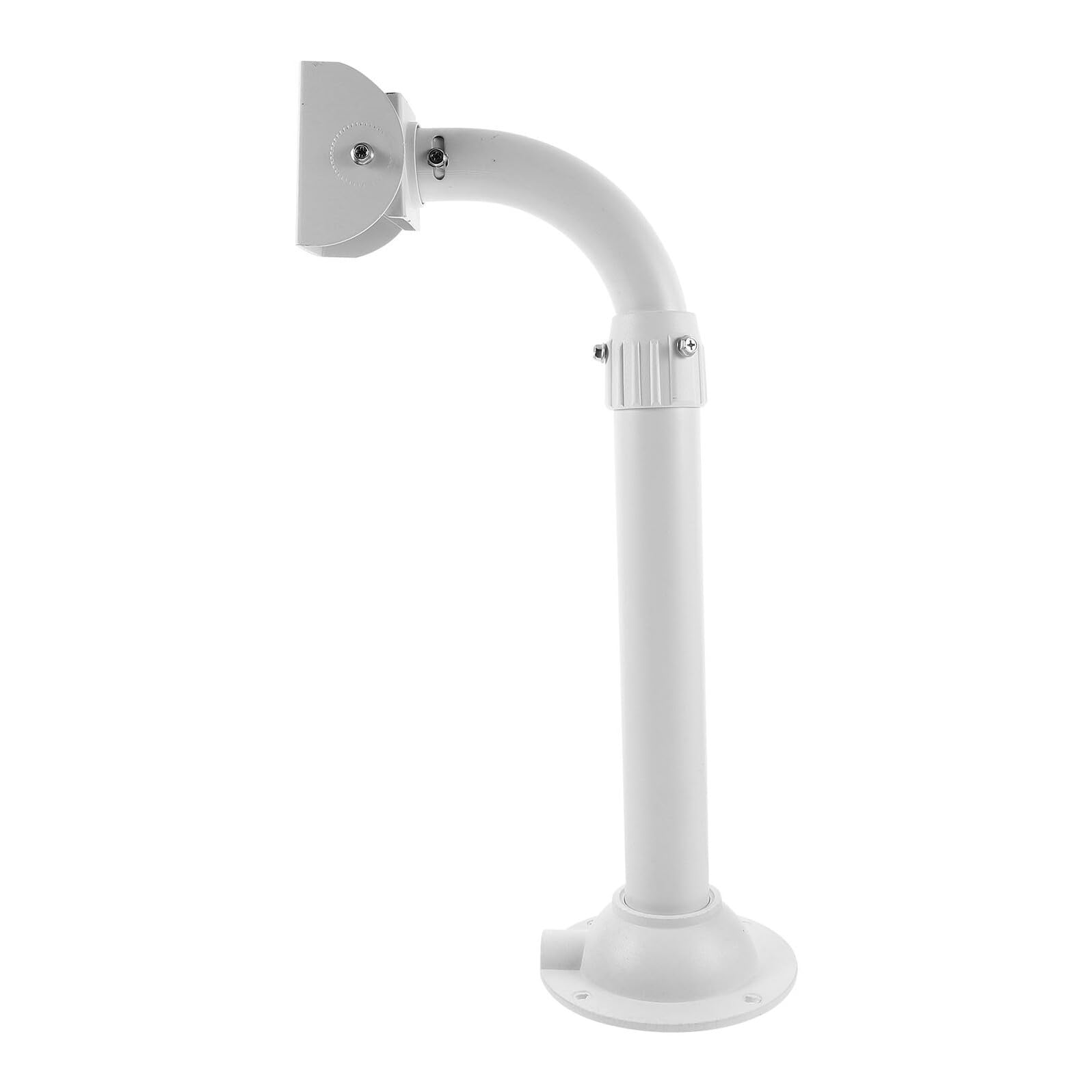 アルミ合製監視カメラブラケット 管設計 ケーブル整理可能 調整自在 耐荷重 モニター兼用壁掛け取付具