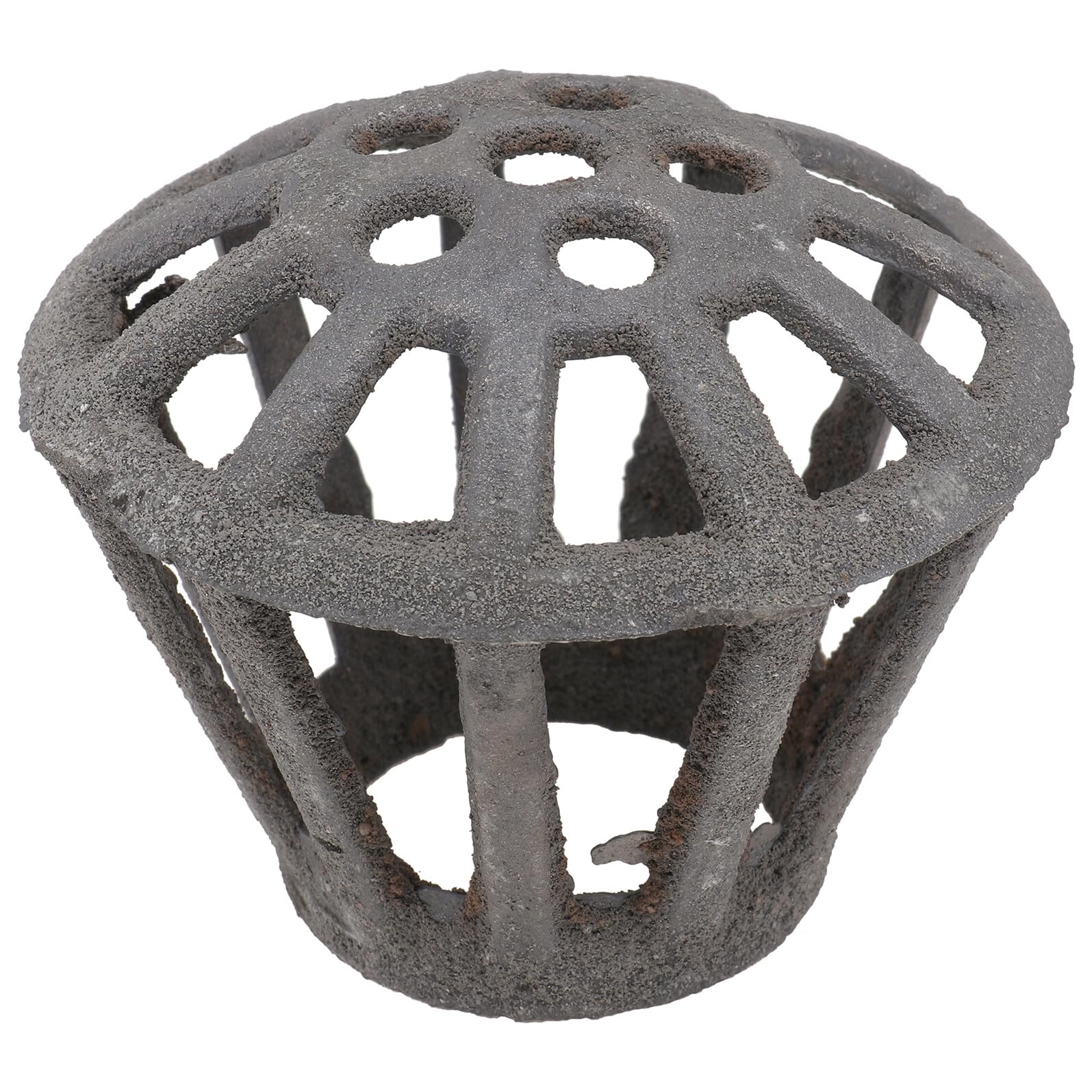 鋳鉄製網球式地漏 屋上ベランダ用落ち葉フィルター 排水溝ストレーナー 排水詰まり防止 耐久性高く簡単取付可能 ラ ランダムカラー