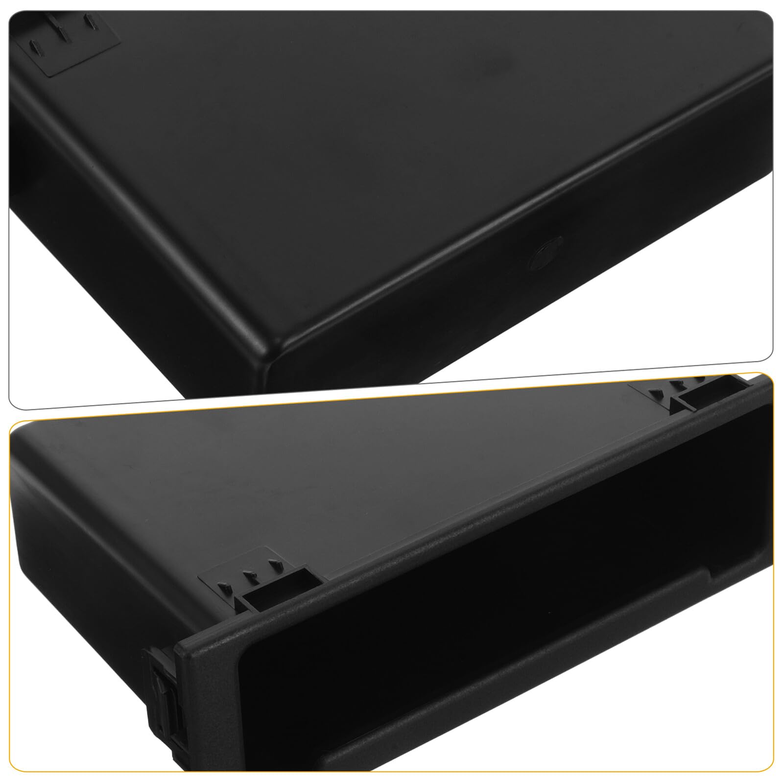 マツダ対応シングルカーオーディオ収納ボックス 耐久素材使用 簡単取付け 車内整理用ダッシュボード用..