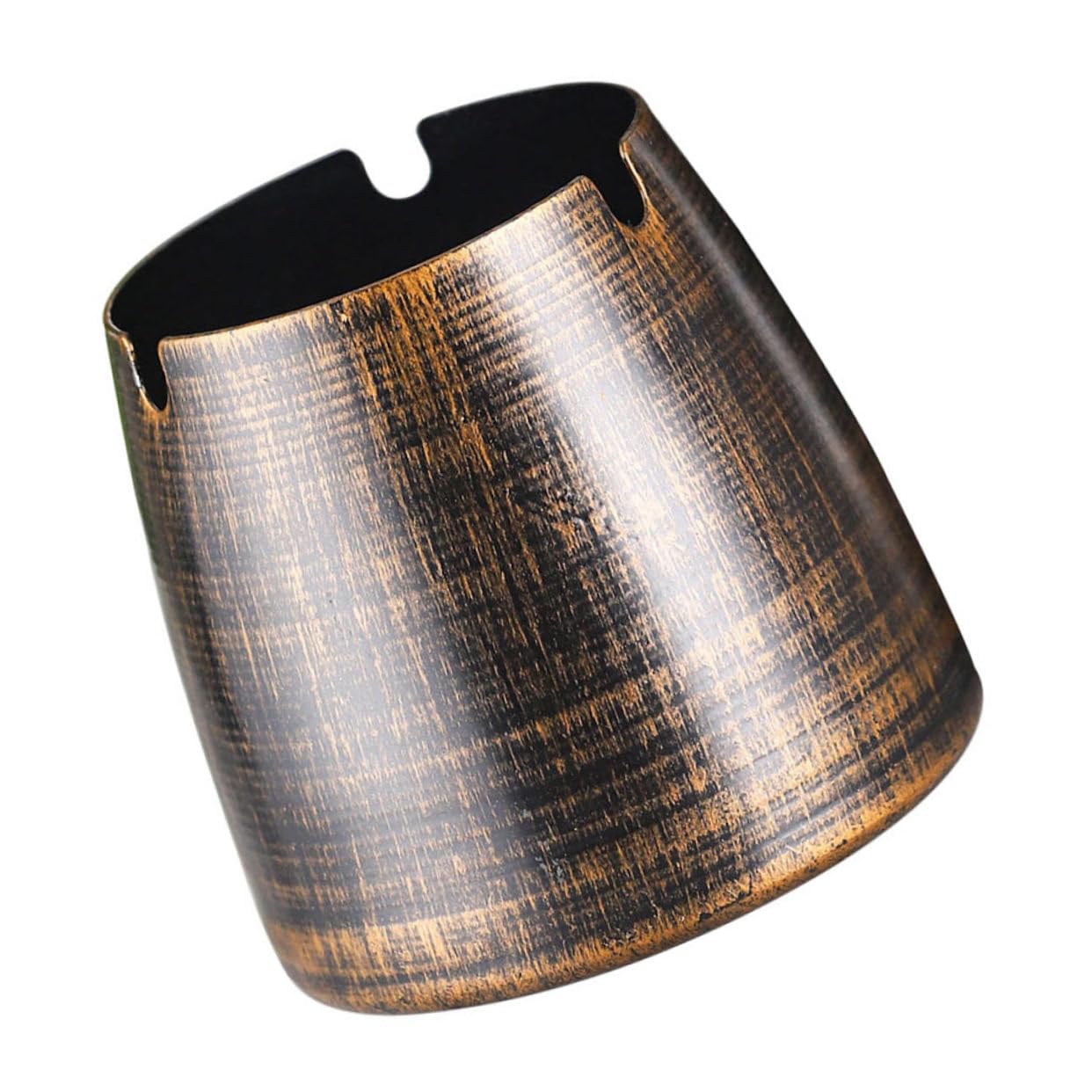 シーレトロデザイン属製灰皿 耐摩耗性研磨仕上げ 装飾付きタバコ置き 家 オフィス用インテリア灰皿