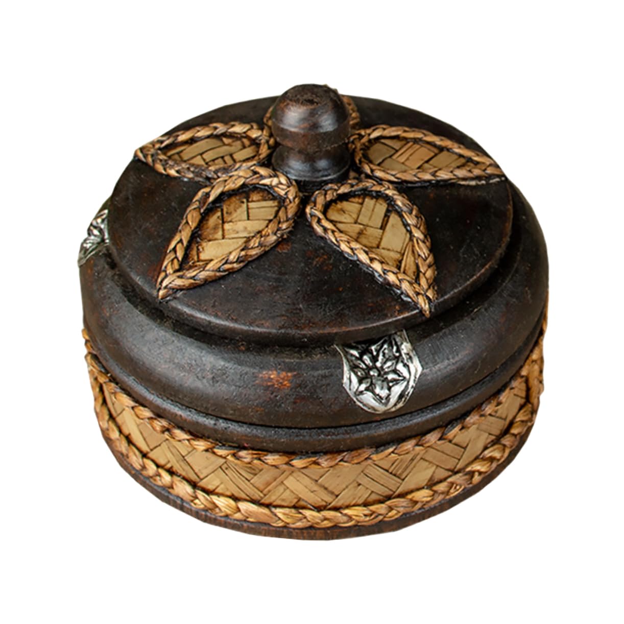 1個 無垢材の灰皿 デスクトップ灰皿 ノベルティ灰皿 卓上アッシュホルダー 装飾灰皿 レトロな灰皿 ヴィ..