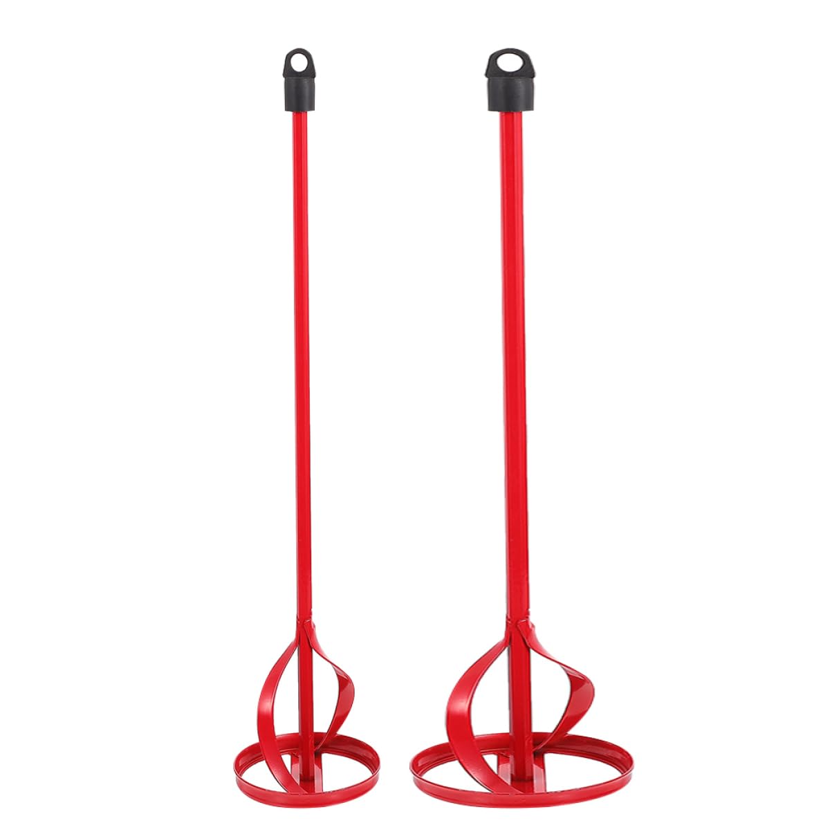 2個ドリル用ペイントミキサー 混合ロッド 泥 セメント 塗料混合 アタッチメント 電動ドリル対応 膏 コ..