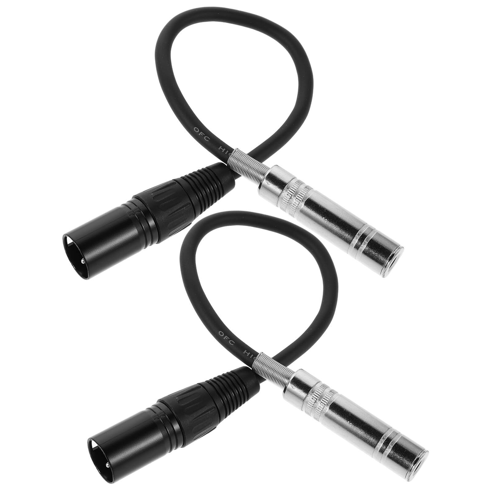 2個 マイクロフォン延長コード ピン ステレオ音声変換ケーブル 丈夫で安定した伝送 ミキサー スピーカ..