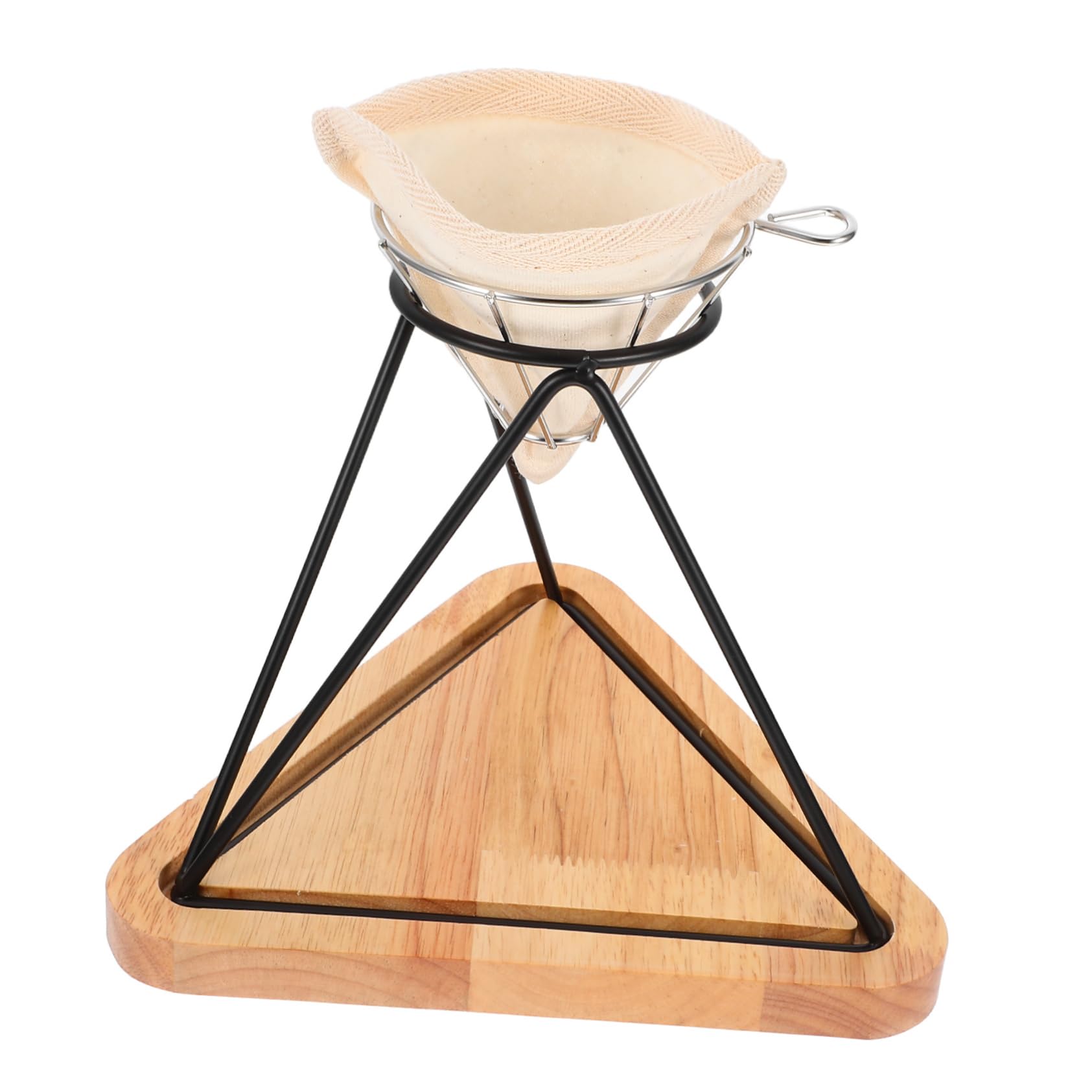 1 セット製 コーヒーフィルター ホルダー フィルタークロス付 リユー