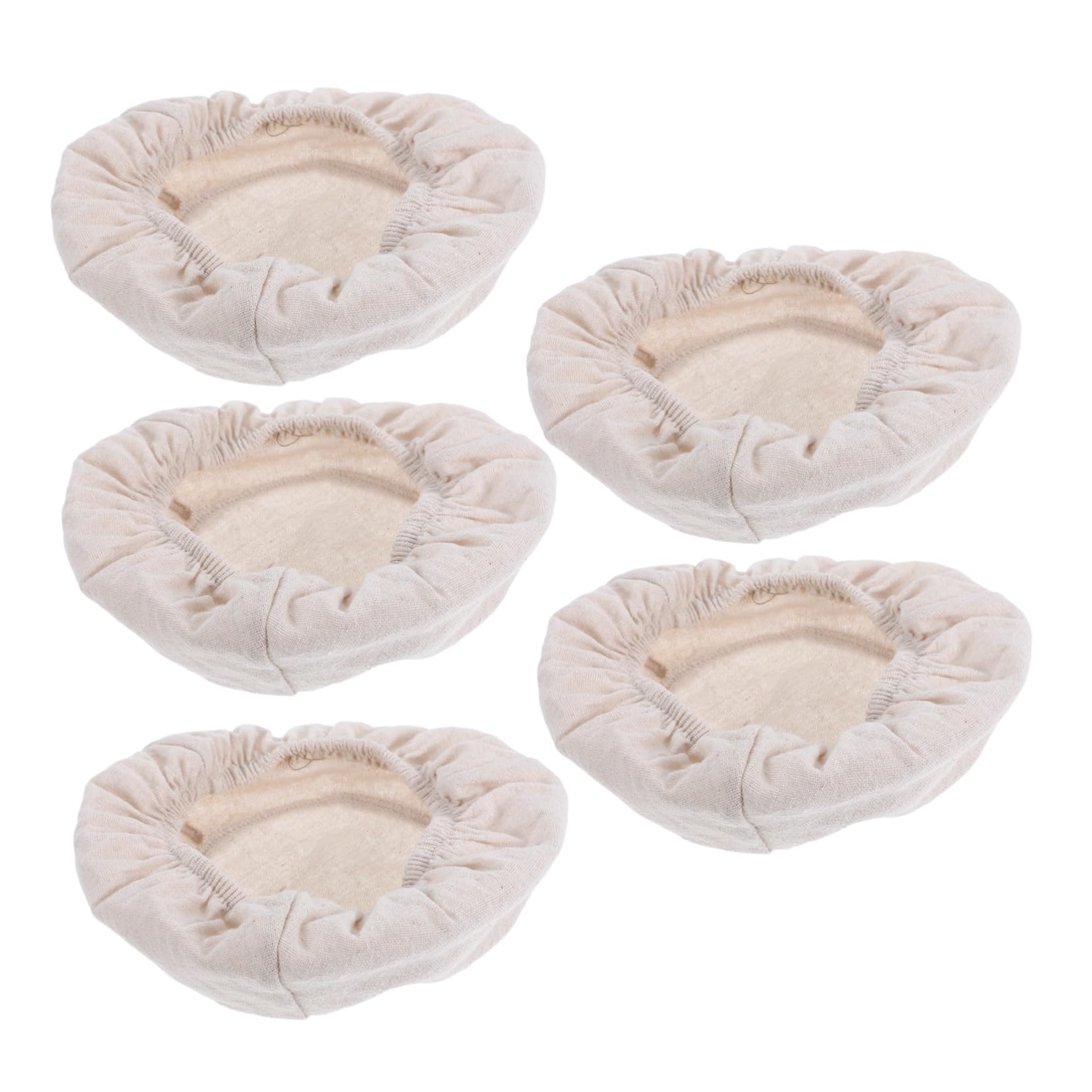 5個 発酵布カバー 通気性良好なパン発酵用布製ライナー 多用途バス