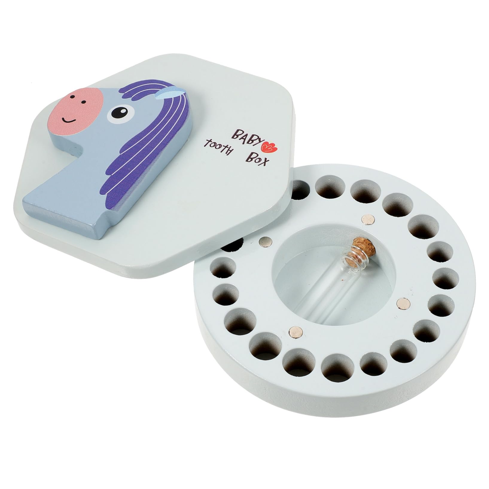 乳歯ケース 桐製 ベビー乳歯保存箱 の歯収納ボックス の成長記念品 歯の整理 と保護