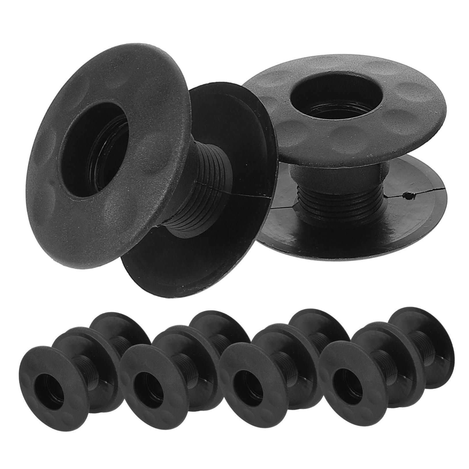 14 ペア対 卓上サッカーゲーム用プラスチック軸受けブッシング 高耐久ベアリングロッド 卓球台用アクセ..