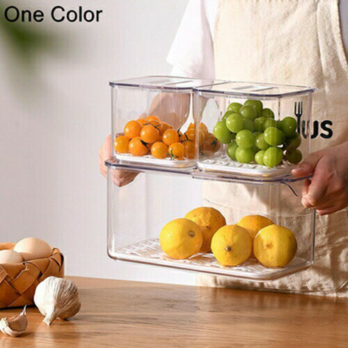 冷蔵庫収納 保存容器 収納ボックス 3個セット キッチンストッカー 透明密閉 湿気を防ぐ キッチン整理 ..