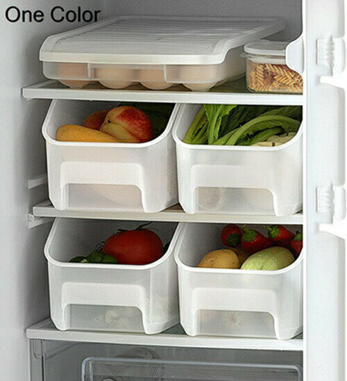 冷蔵庫中 冷蔵庫ケース 冷蔵庫トレー 冷蔵庫収納 キッチン 収納 野菜収納 食品収納 缶詰収納 小物収納 ..