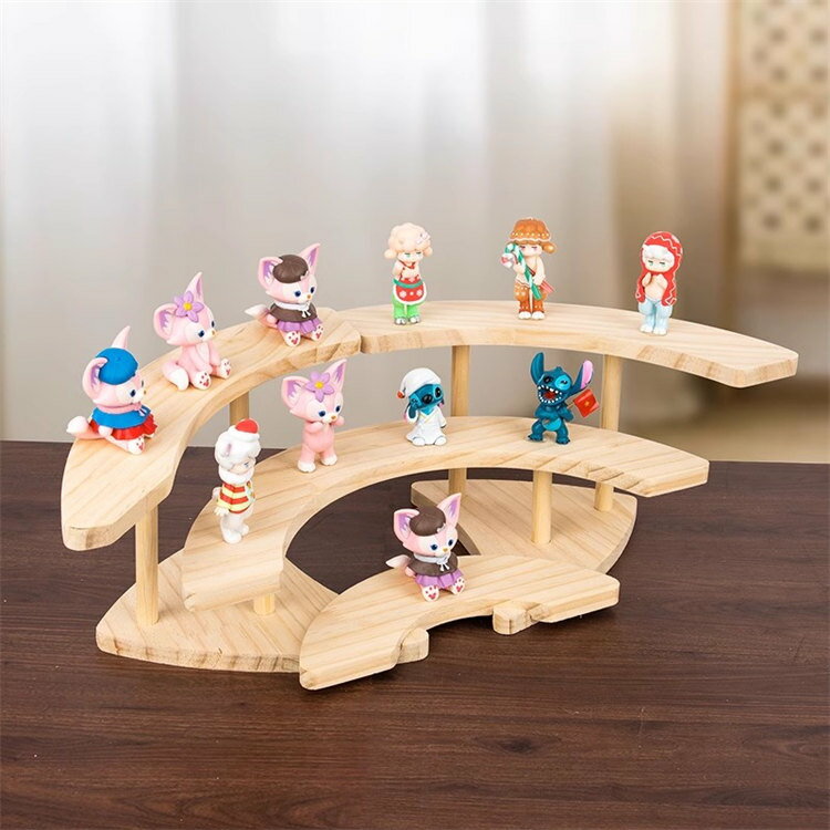 置台　盛り付け台 盛込器　立体盛込 段々 多段 木製 お寿司置き 置台 和菓子屋 ディスプレイスタンド ..