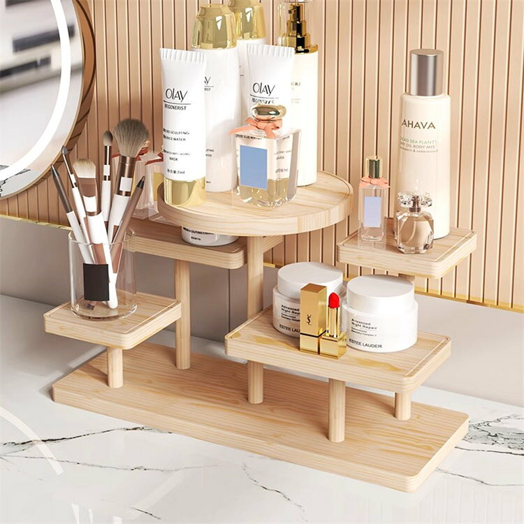 置台　盛り付け台 盛込器　立体盛込 段々 多段 木製 お寿司置き 置台 和菓子屋 ディスプレイスタンド ..