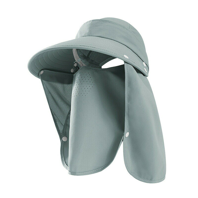 ／フェイスカバー付き カット キャップ 帽子 スポーツ ランニング 紫外線対策 日よけ キャップ サンバイザー レディース 50+ カット 日焼け防止 春 夏 秋 日よけ 農作業 フェイスカバー 折りたたみ 収納 ボタン取り外し