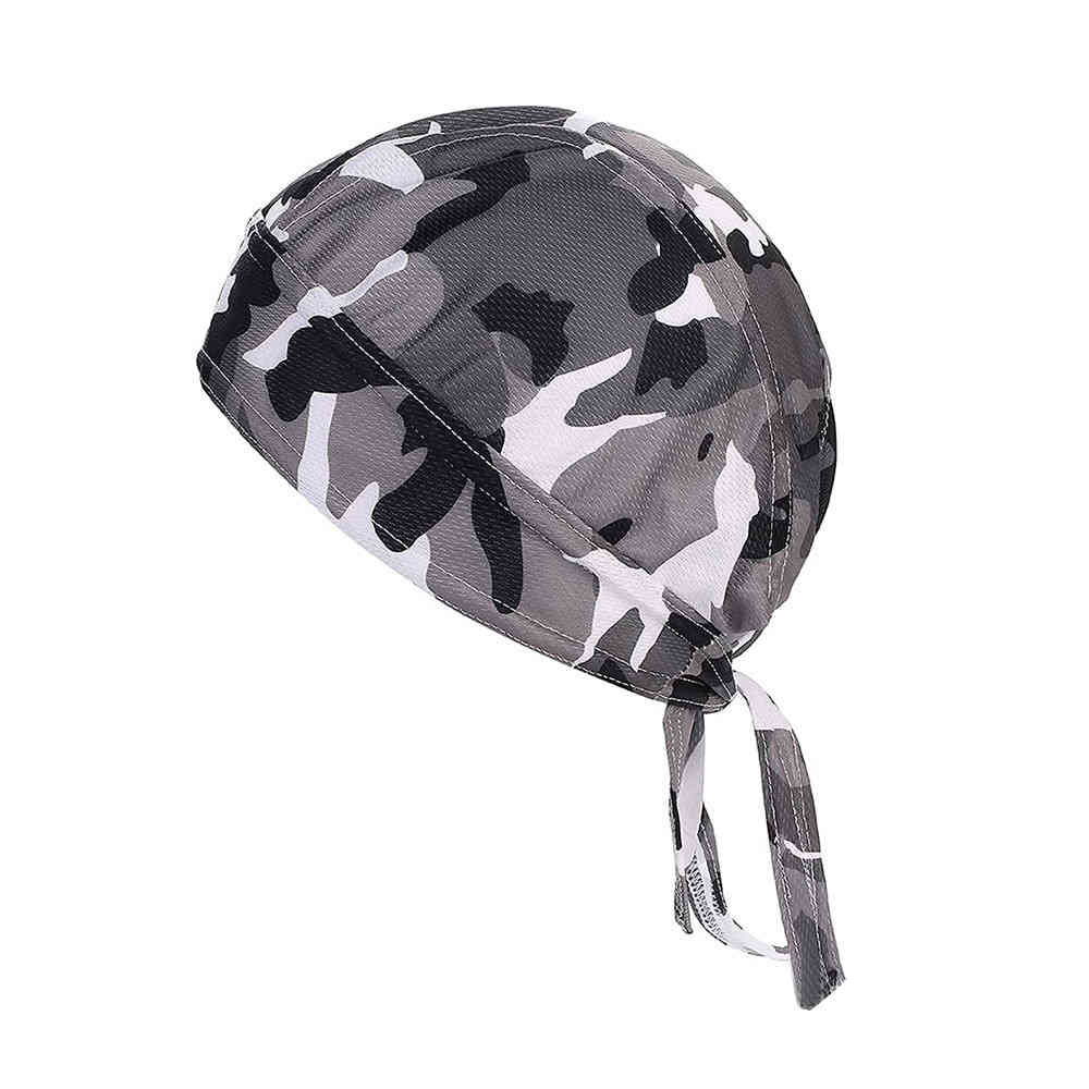 バンダナキャップ 2枚セット インナー キャップ メンズ 帽子 迷彩 職人 料理人 サイクリング ジョギン..