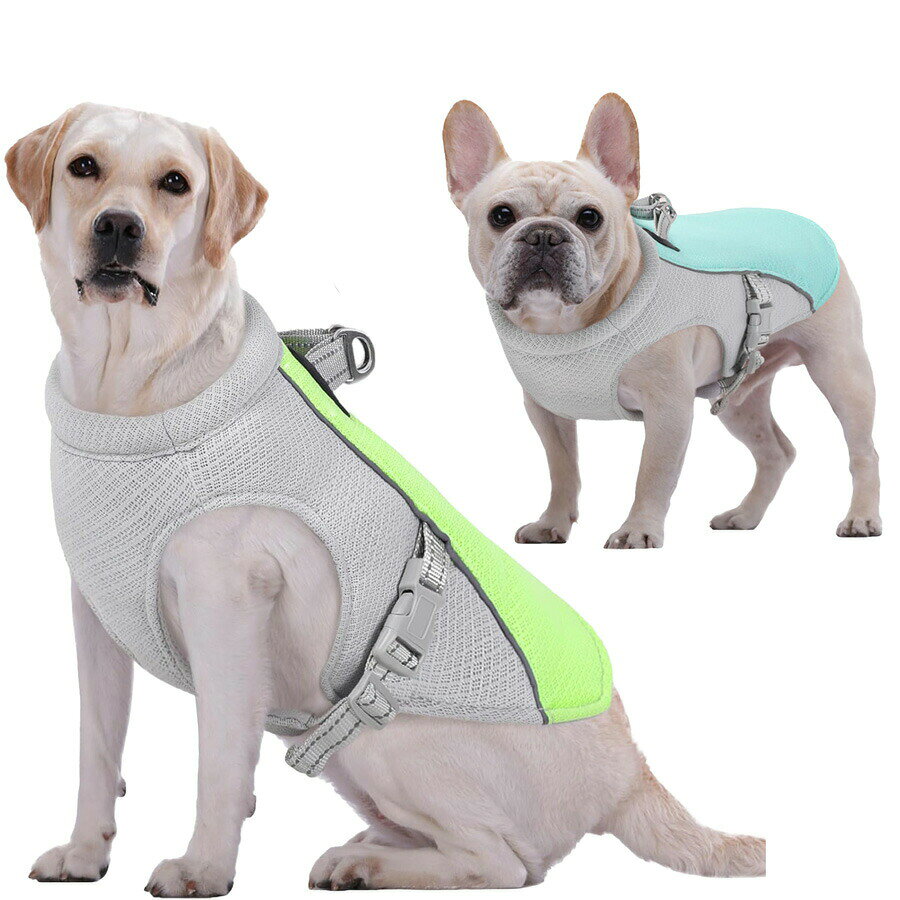 犬用冷感ベスト クールベスト 夏用 ひんやりベスト メッシュ生地 涼しい 冷却スーツ 熱中症対策 夏対策 虫対策 調節可能 着脱簡単 お出かけ お散歩 アウトドア服 犬の服 夏 犬用クールベスト 冷感 冷却ベスト ひんやりベスト 冷却コート 通気 日焼き防ぐ