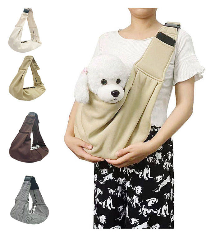 【50円クーポン配布中!】 犬用品 ペットグッズ 犬 スリング 肩紐調節機能付き ペットスリング アウトド..