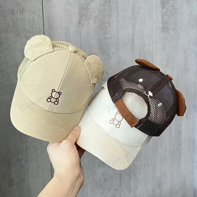 オールシーズンくまちゃんキャップハット帽子 ベビー 赤ちゃん お宮参り 退院 出産祝い ベビー 新生児 プレゼント ギフト 晴れ着 写真撮影 退院着 お食い初め 御祝 お祝い 韓国子供服 服 春 夏 秋 冬 ナチュラルのサムネイル