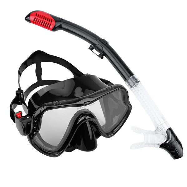 【全国送料無料】シュノーケル 2点セット マスク シュノーケリング セット スノーケルセット 曇り止め ..