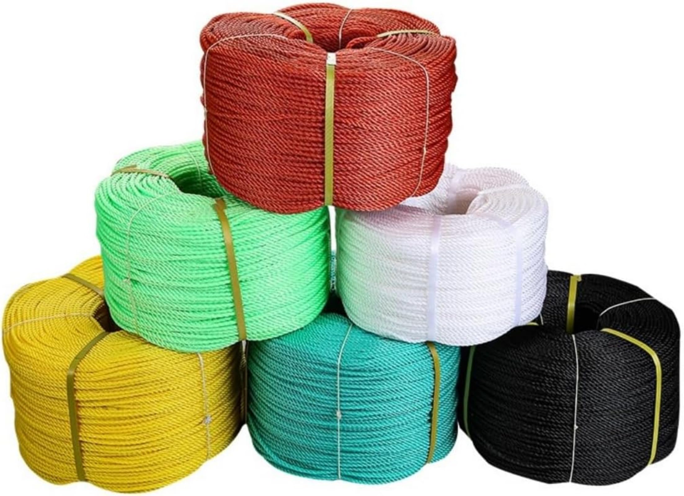 ロープ 結束 ナイロン ビニール 園芸用 トラックの 車用の大きな棚紐 高密度ポリエチレン 耐紫外線 耐候性 屋外 用 耐摩耗性 縄船舶係留 園芸 運搬引っ越し包装 船適用 (10*100,グリーン)