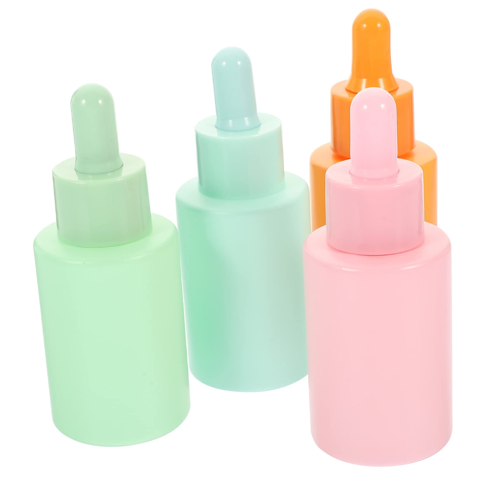 Rakuten - 4個 スポイトボトル エッセンシャルオイル ボトル 旅行 香 化粧品 トラベルコンテナ ファインリー 香 ガラス ピペット 小型ガラス スポイトボトル 旅行用小型ボトル