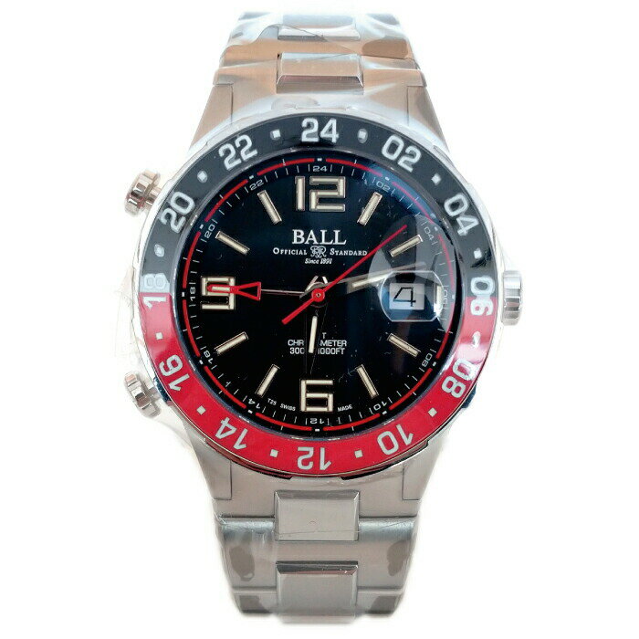 ★2000円クーポン配布中★【最大60回無金利ローンok】BALL Watch Road Master PILOT GMT DG3038A-S1CJ-BKボールウォッチ ロードマスター パイロットGMT 黒赤ベゼル［機械式自動巻き 腕時計 メンズ 男性 ギフト ラッピング無料] 3