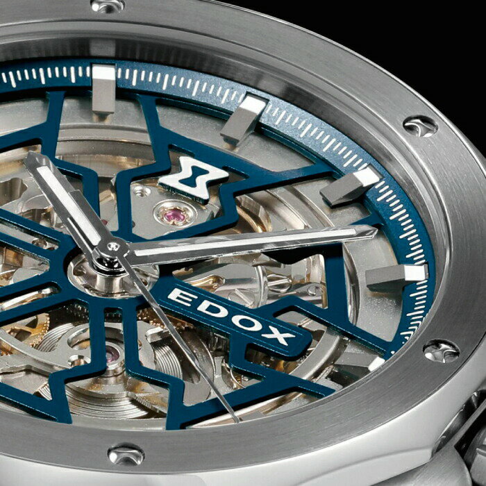 【最大60回無金利ローンok】EDOX DELFIN MECANO AUTOMATIC 85303-3M-BUIGB[エドックス デルフィン メカノ オートマチック ダイバーズウォッチ 高級 機械式自動巻 時計 防水 メンズ ギフト ラッピング無料]