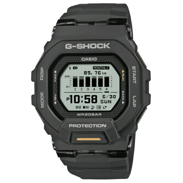 【2025年10月発売】新品・国内正規品 G-SHOCK G-SQUAD GBD-200-1A1JF[カシオ ジーショック ジースクワッド スマートウォッチ Bluetooth スポーツ ランニング CASIO正規販売店コンセプトショップ ギフト ラッピング無料]