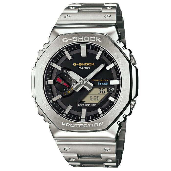 【2025年6月発売】【最大12回無金利ローンok】新品・正規 G-SHOCK GM-B2100SD-1CJF[カシオ Gショック タフソーラー Bluetooth アナデジ デジアナ フルメタル メタルブレス CASIO正規販売店 ギフト ラッピング無料]
