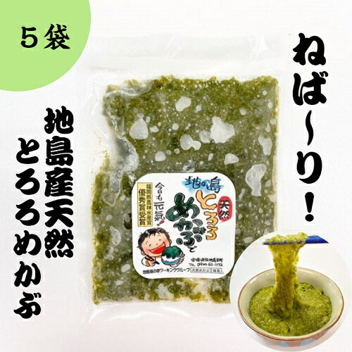 国産 玄界灘 天然 とろろ めかぶ 120g 5袋 セット メカブ 600g 【冷凍】 令和5年度産 国産 九州 福岡 地島産 わかめ ワカメ 海藻 ねばねば ダイエット ヘルシー 無添加 ご飯のお供 おつまみ ギフト お取り寄せ グルメ 贈り物 贈答 健康 食物繊維 ミネラル 送料無料