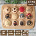 【敬老の日】名入れクッキー プリント 1箱9枚入 約5cm エモプリ プチギフト フォト イラスト ロゴ 誕生日 内祝 周年 記念日 お祝い 卒業 入学 入園