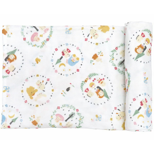 サンリオベビー ガーゼおくるみ フラワーリング (送料無料)