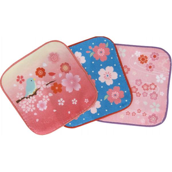 おしゃれミニタオル3枚セット さくら (メール便)