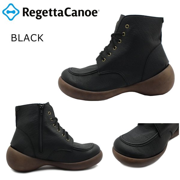 Regetta Canoe リゲッタ カヌー メンズ シューズ ショートブーツ 靴 CJES6203 レースアップ 日本製
