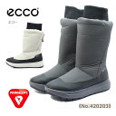 エコー ブーツ レディース ECCO エコー レディース ソリス ウインター ブーツ　420203 50472 50839 SOLICE winter boot 防水 靴 黒 白 ブラック ホワイト