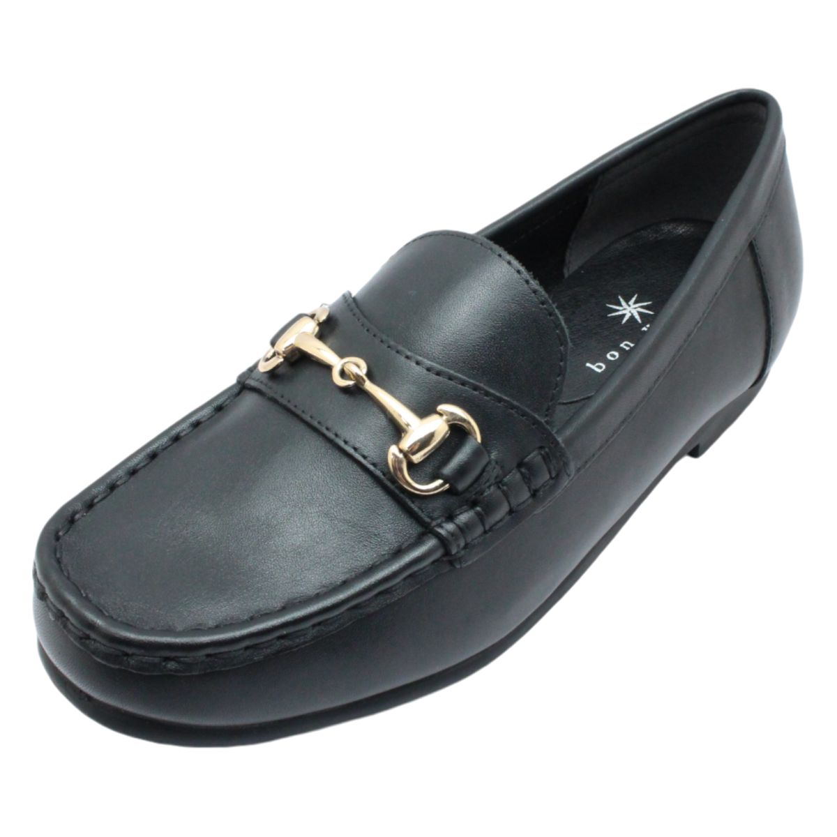 bon voyage レディース ビットローファー 012 モカシン 靴 本革 レザー スリッポン...