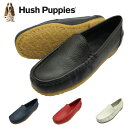 ハッシュパピー ハッシュパピー レディース スリッポン レザー L-2711T クレープ底 モカシンシューズ 2711 Hush Puppies 本革 婦人 靴 ブラック ホワイト