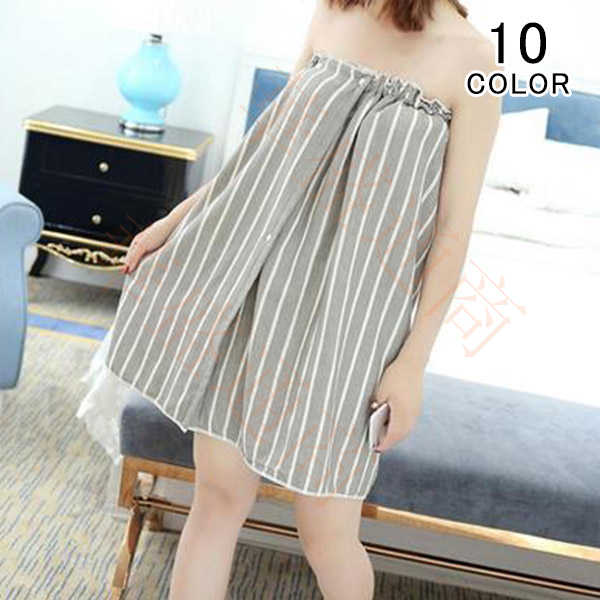 ずり落ちない ずれ落ちない パジャマ ジム 大人バスタオル バスタオルローブ レディース 着るバスタオル バスローブ 着る お風呂