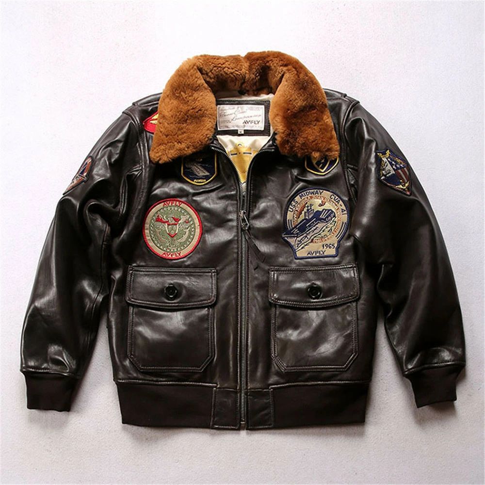 ラム革フライトジャケット 本革フライトジャケット 本革ジャケット アメリカG1空軍服 綿入り 羊革 綿入れ レザージャケッ
