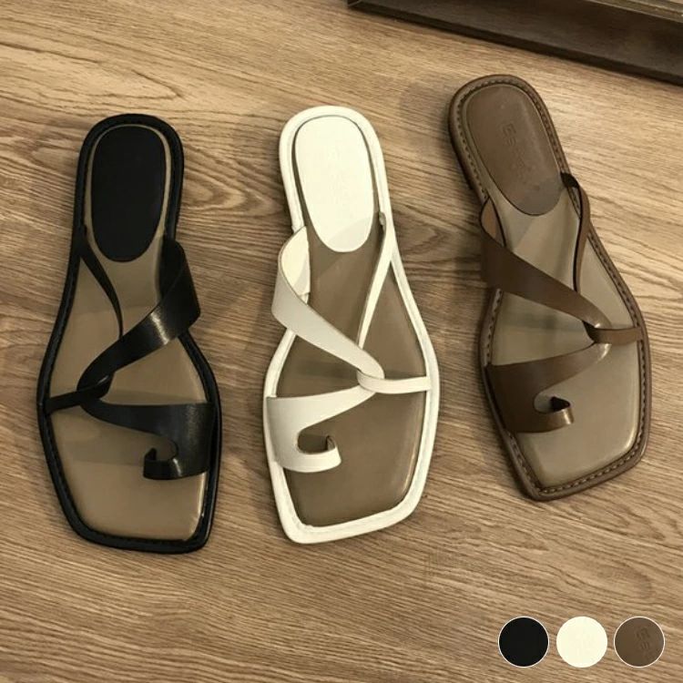 親指 親指リング トングサンダル ビーチサンダル フラット